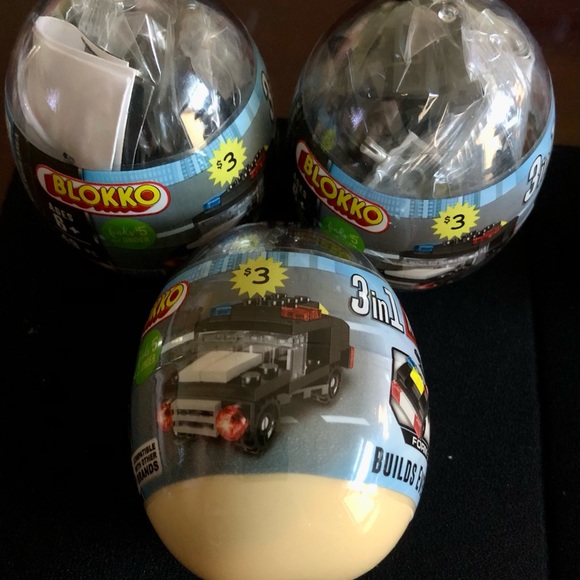 Building Blocks! 8 Blokko 3 In 1 Action Vehicles- Party Favors, Gifts, Presents - Picture 6 of 6